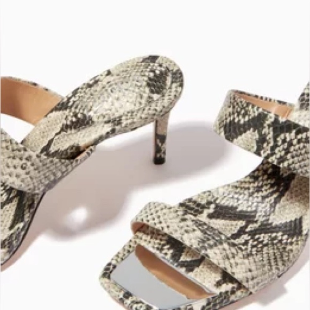 Shultz Snakeskin Heels Made In Brazil